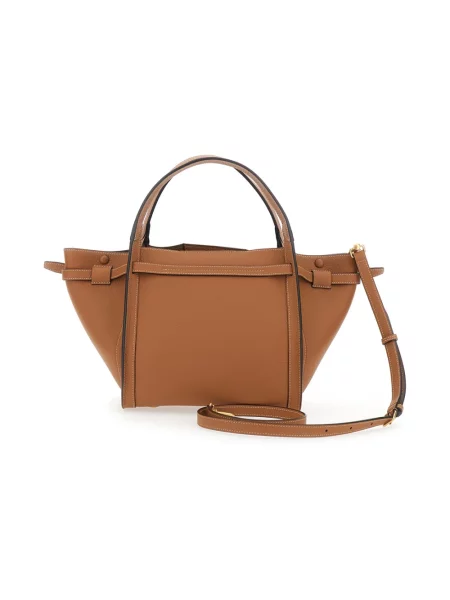 Shopperka Tod's skórzana brązowa