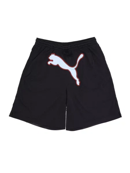 Spodenki sportowe Puma z siateczką do koszykówki czarne