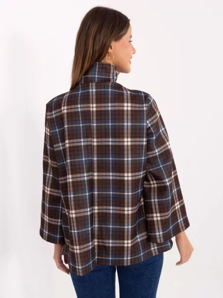 Palton Italy Moda albastru