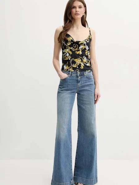 Блузка Versace Jeans Couture візерунок чорний