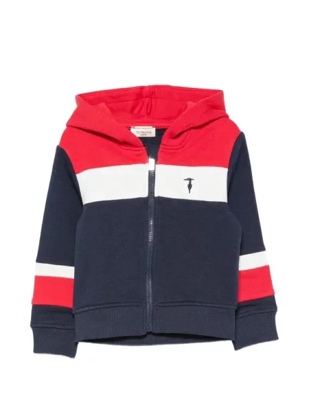 Bluza z kapturem dziecięca Trussardi niebieska