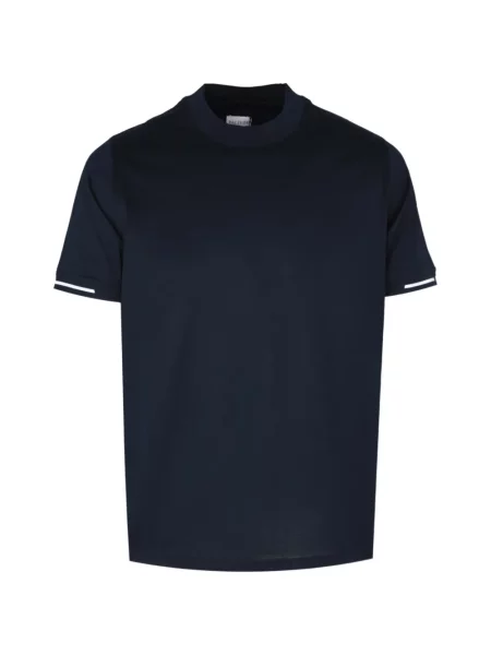 Tricou Pal Zileri cu dungi cu decolteu rotund albastru