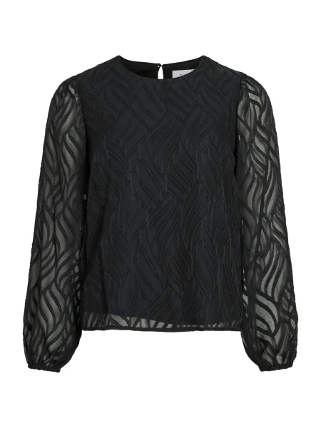 VILA Bluză VIMIKA' negru