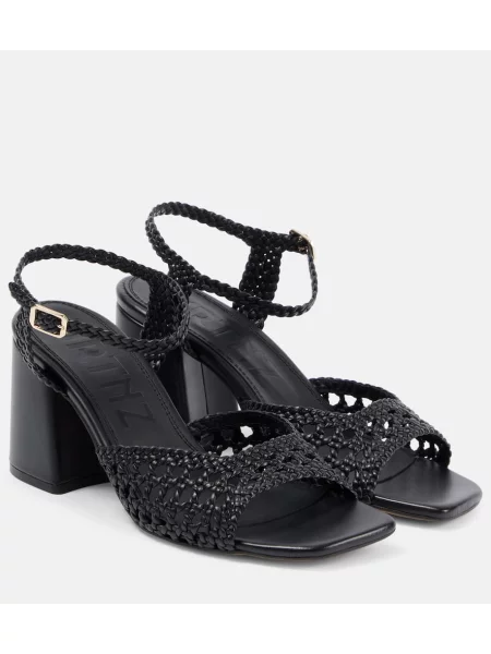 Spodnie Souliers Martinez skórzane czarne