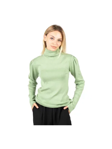 Dzianinowy golf golf Silvian Heach zielony