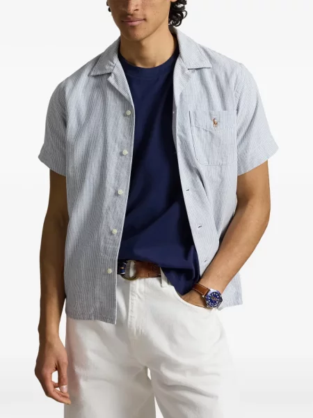 Кожени чорапи Polo Ralph Lauren с отворена пета с пейсли десен бяло