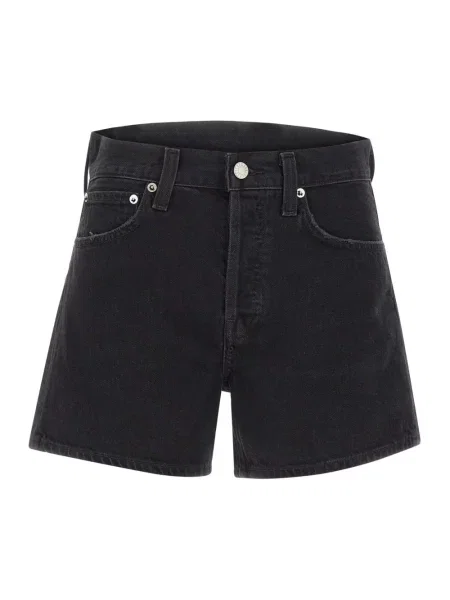 Krótkie szorty Agolde czarne