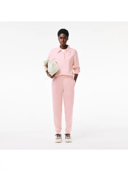 Lacoste Spodnie Dresowe Z Haftem Jogger niebieskie