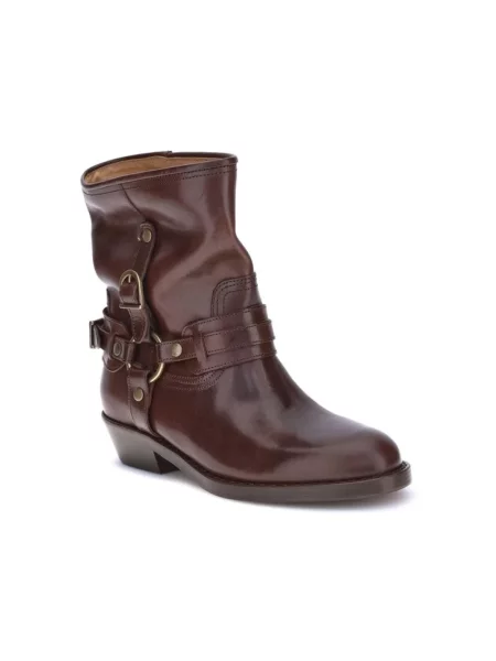 Botki Isabel Marant brązowe