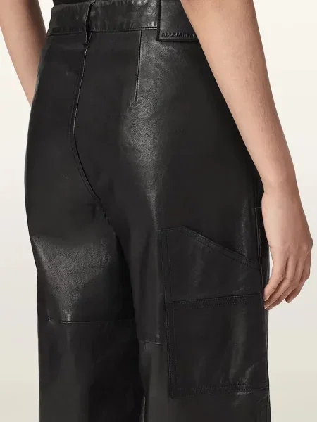 Кожаные брюки Allsaints