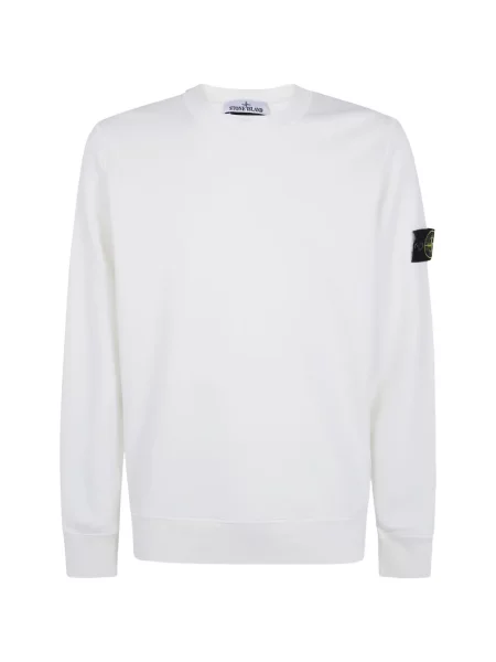 Hanorac Stone Island cu strasuri alb