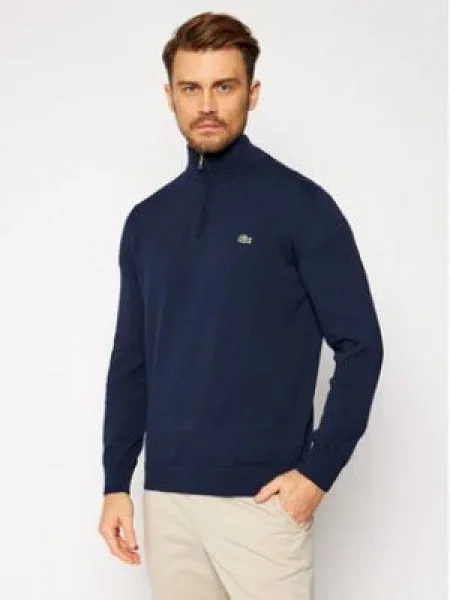 Lacoste Sveter Tmavomodrá