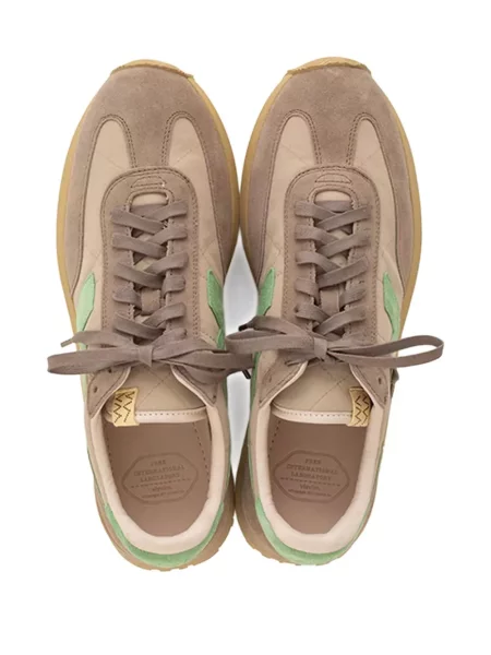 Sneakerși Visvim din piele de căprioară maro