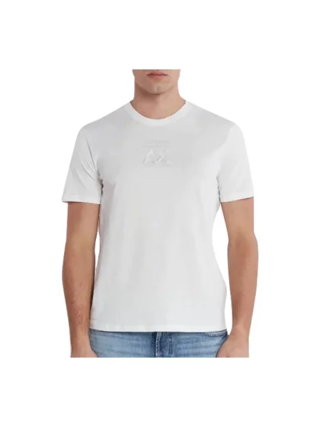 Armani Exchange Tricou alb
