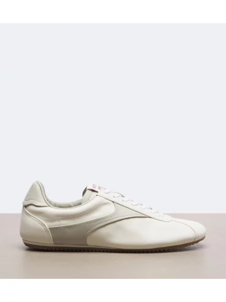 Sneakerși Bottega Veneta din piele alb