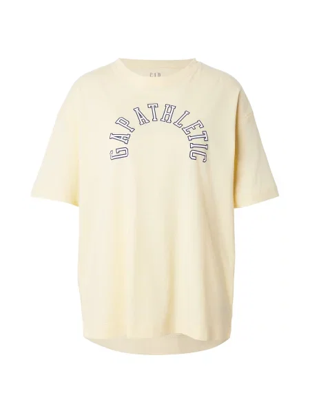 Tricou Gap cu autograf retro galben