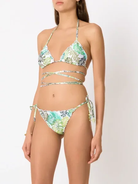Bikiny Amir Slama s potiskem zelené
