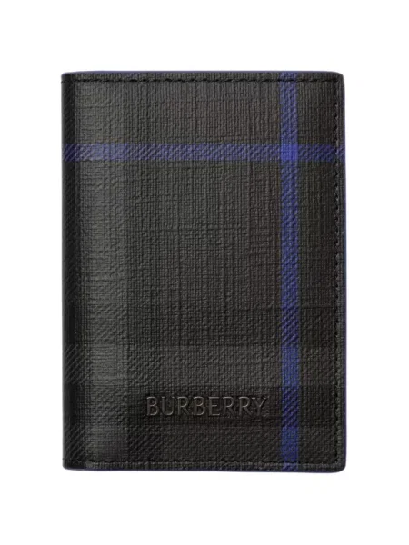 Portofel Burberry în carouri negru