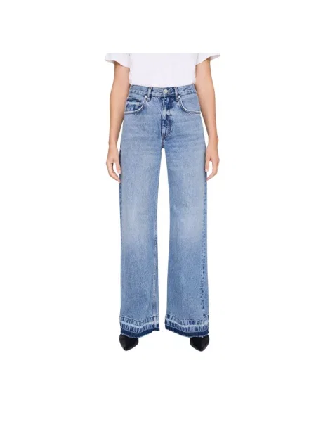 Jeansy dzwony Anine Bing dzwony niebieskie