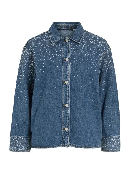 VILA Bluză VIPAL denim albastru