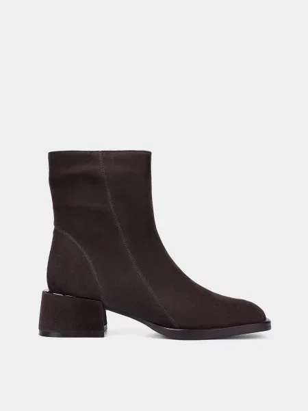Велюровые ботильоны Attizzare серые