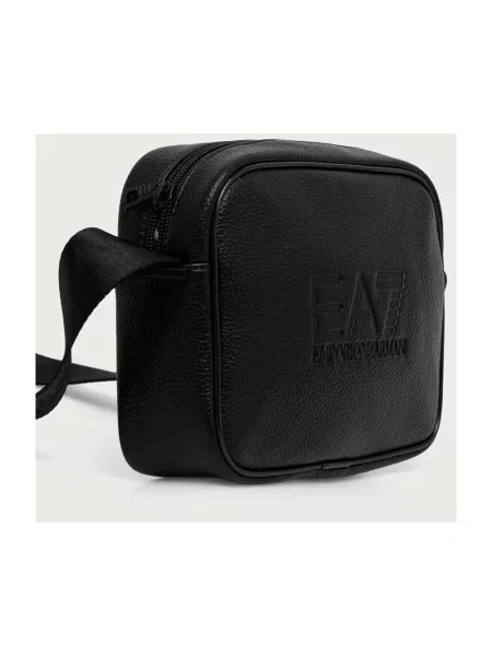 Emporio Armani torebka crossbody z imitacji skóry czarna