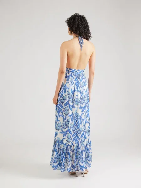 SWING Rochie fildeş / aqua / regal albastru