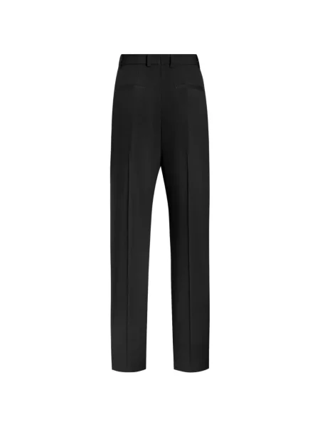 Pantaloni Dolce & Gabbana de lână negru