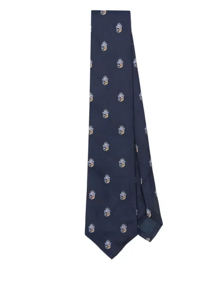Portofel Polo Ralph Lauren din poplin cu imagine în carouri albastru