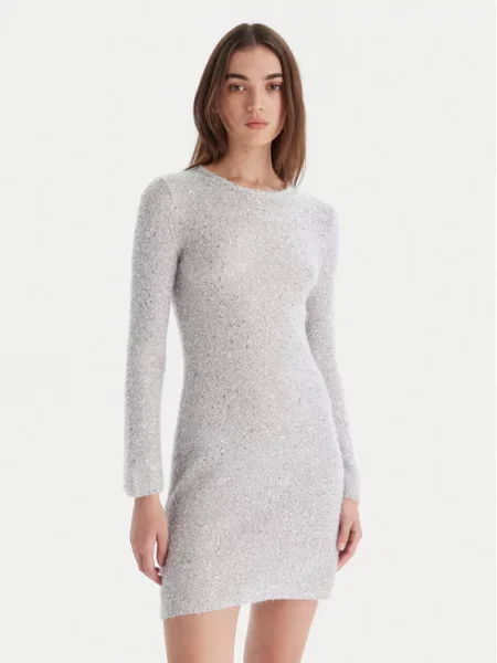 Marella Pletena obleka Arles Écru