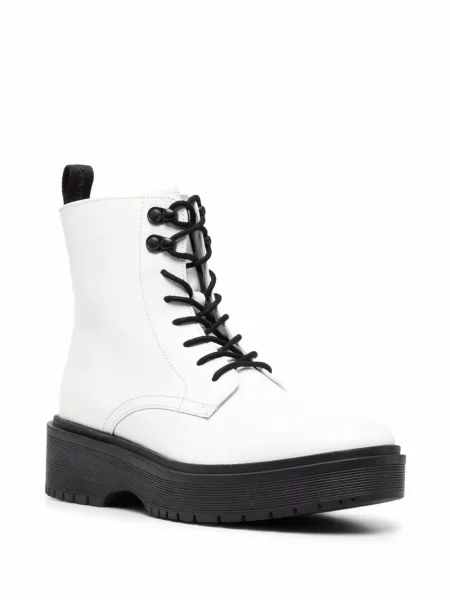 Botine Levi's® cu platformă alb