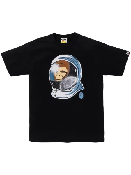 Tricou A Bathing Ape® cu imagine negru