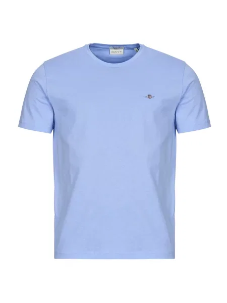Gant T-shirt Shield Svijetloplava Regular Fit plava