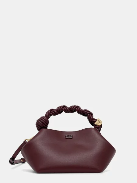 Torebka crossbody Ganni brązowa