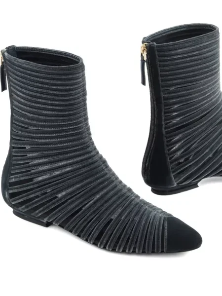 Cizme scurte Giorgio Armani gri