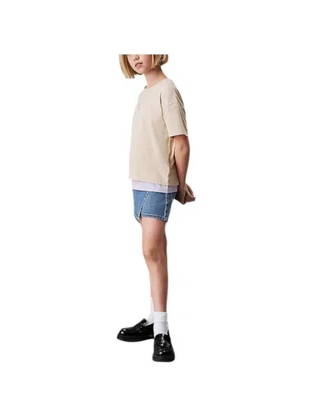 Pantaloni copii Calvin Klein Jeans albastru