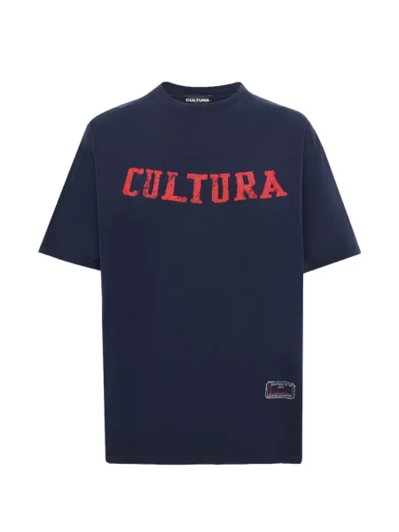 Tricou Cultura cu imagine albastru