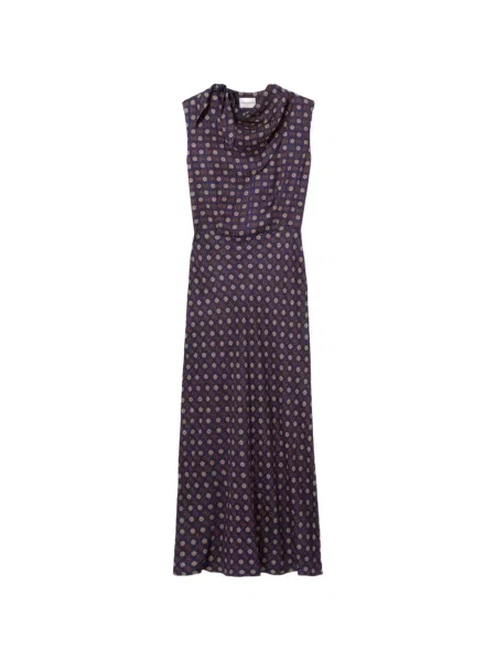 Rochie maxi Claudie Pierlot drapată albastru