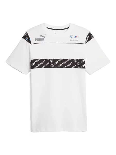 Tricou Puma cu imagine alb