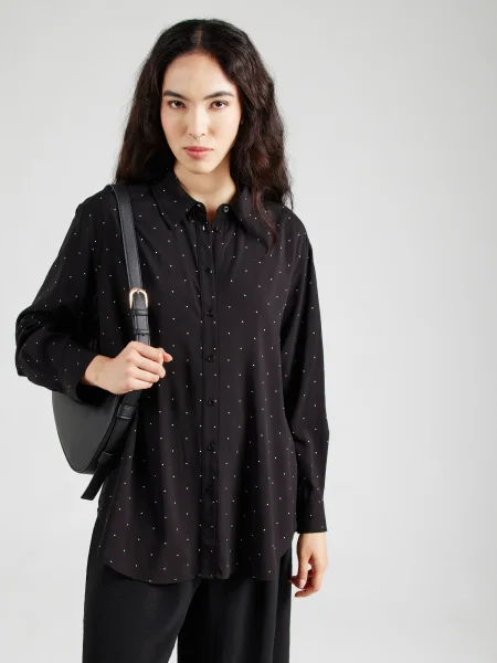 Soft Rebels Bluză SRMargot negru alb