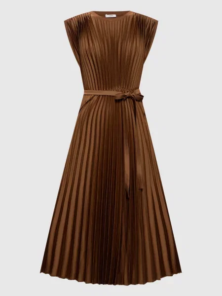 Сукня-плісе Volta Joseph коричнева