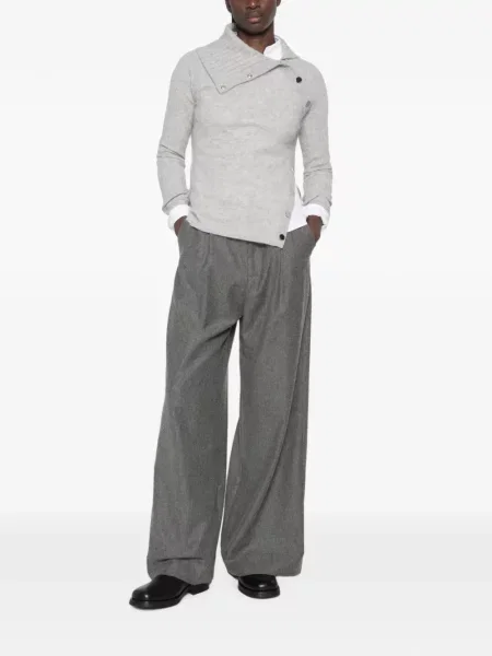 Pulover Sportmax asimetric gri