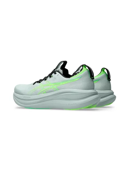 Běžecké boty ASICS Gel-Nimbus 28 cold moss/illuminate green černé