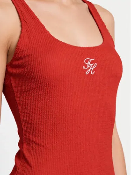 Tommy Hilfiger Maudymosi kostiumėlis raudona