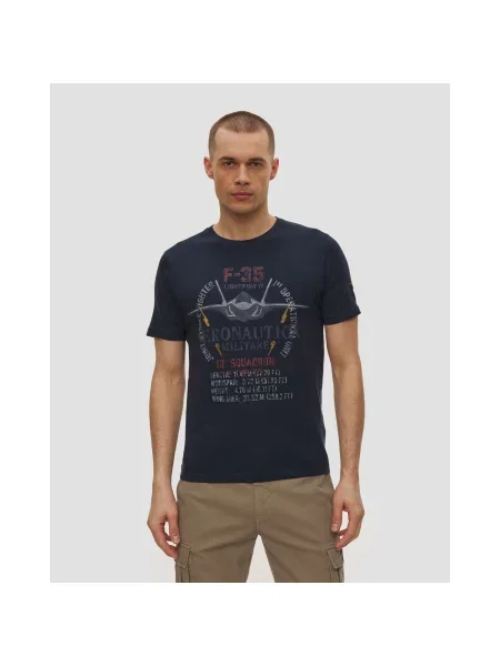Tricou Bleumarin Pentru Bărbați Aeronautica Militare