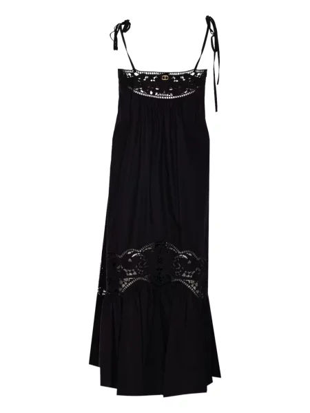 Rochie Twinset din poplin de costum negru
