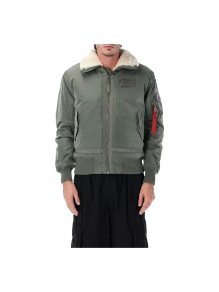 Kurtka bomber Alpha Industries zielony