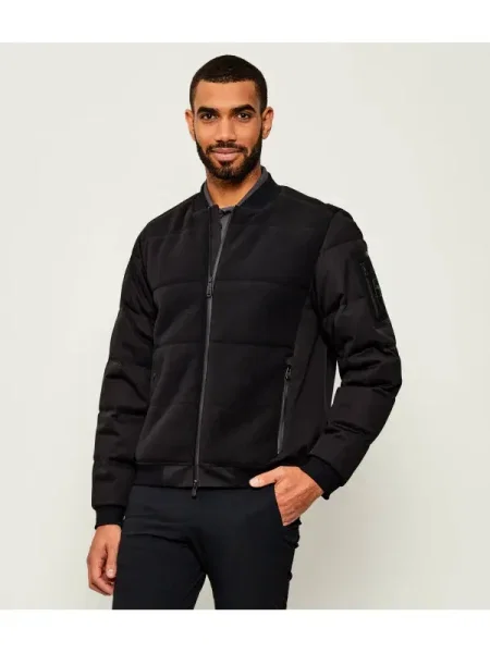 BOSS GREEN De puf geacă bomber negru