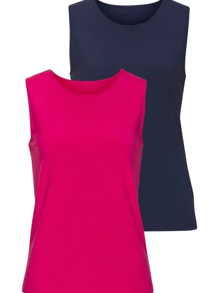 Top Lascana albastru