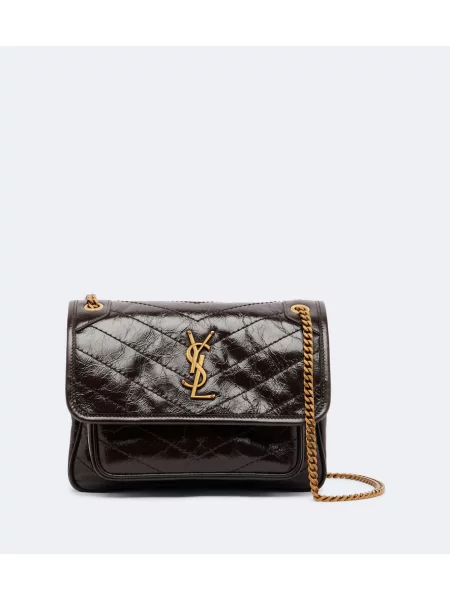Geantă Saint Laurent din piele maro